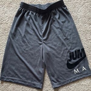 Jump Gray Athletic Performance Shorts